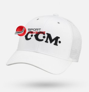 Kšiltovka CCM Historical Trucker bílá