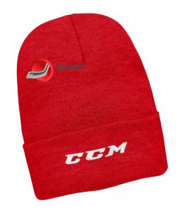 Zimní čepice CCM Team Cuffed červená