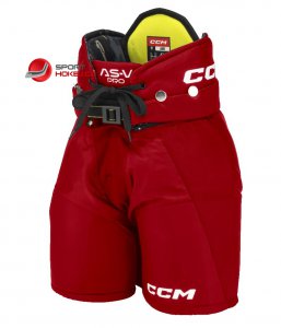 Kalhoty CCM Tacks AS-V Pro YTH červené