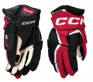 Rukavice CCM JetSpeed FT6 SR černo-červené