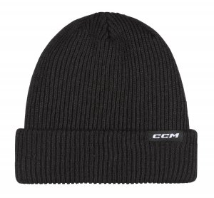 Zimní čepice CCM Team Cuffed Beanie černá