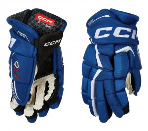 Rukavice CCM JetSpeed FT6 SR světle modré