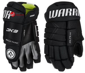 Hokejové rukavice WARRIOR Alpha DX3 SR černé - vel. 13"