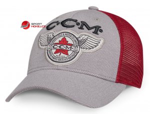 Kšiltovka CCM Heritage Trucker šedá