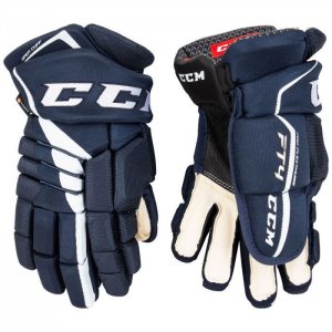 Hokejové rukavice CCM JetSpeed FT4 SR tmavě modré - vel. 13"