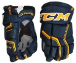 Hokejové rukavice CCM Quicklite 270 LTD modro-žluté