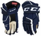 Hokejové rukavice CCM Tacks 9040 SR modro-bílé