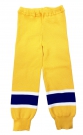 Dětské hokejové štulpny - kamaše žluto-modré Zlín