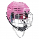 Hokejová helma BAUER IMS 5.0 Combo SR růžová